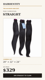 RAW Cambodian Straight 3-Bundle Set
