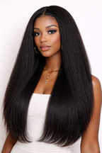 Bulk Human Braiding Hair – Kinky Straight (Invisible String) - Hairdentity