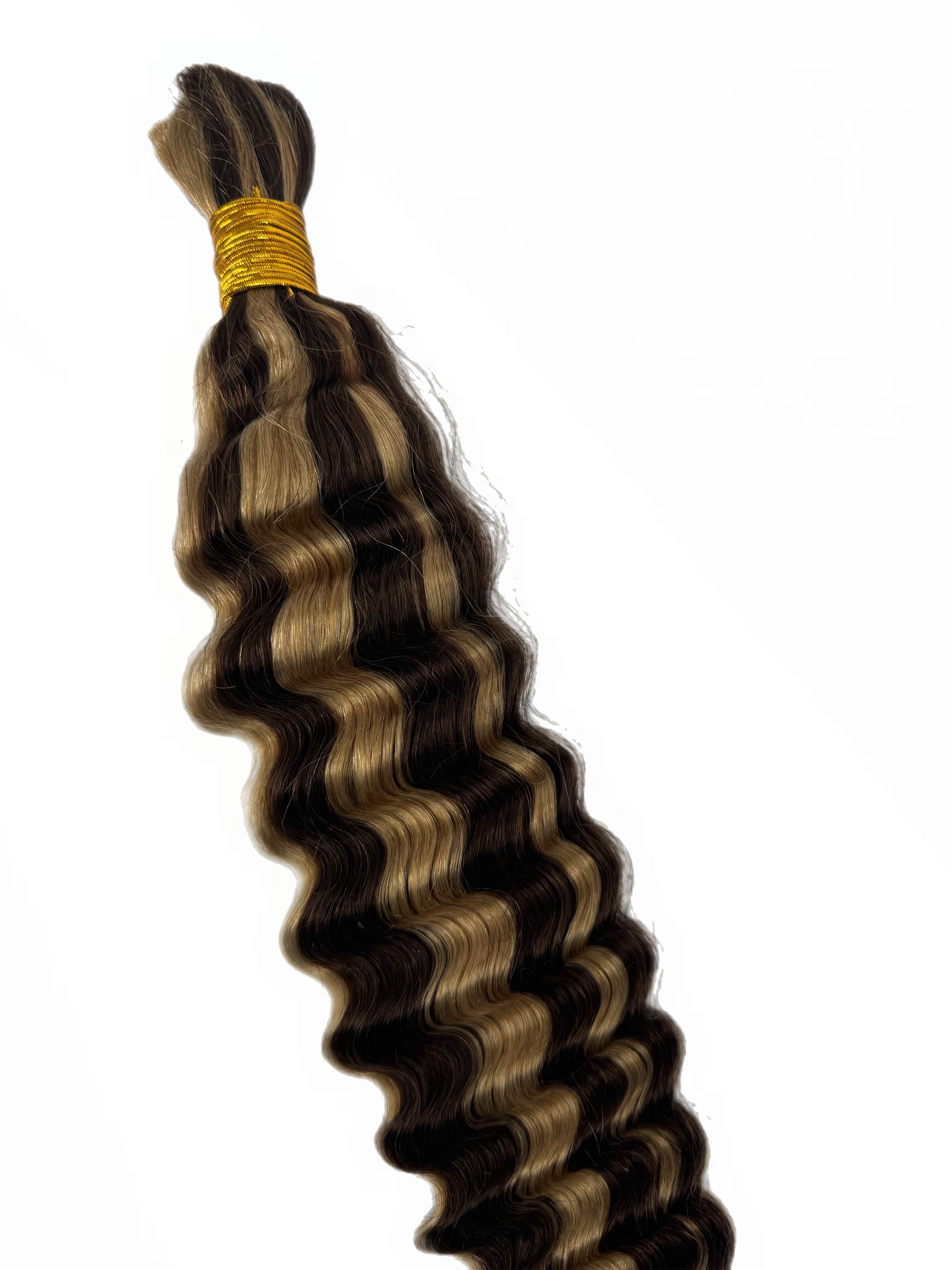 Bulk Human Braiding Hair #4/27 Deep Wave - Club Hairitage