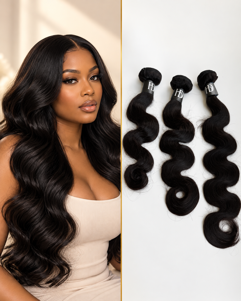 Super Virgin Body Wave 3-Bundle Set