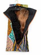 HeriGo™ Satin-Lined Wig & Extension Pouch + Hanger – Desert Camel - Club Hairitage