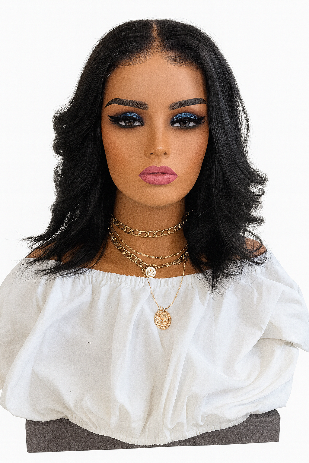 "The CEO": Glueless 7x5 Lace Black Yaki Bob Wig