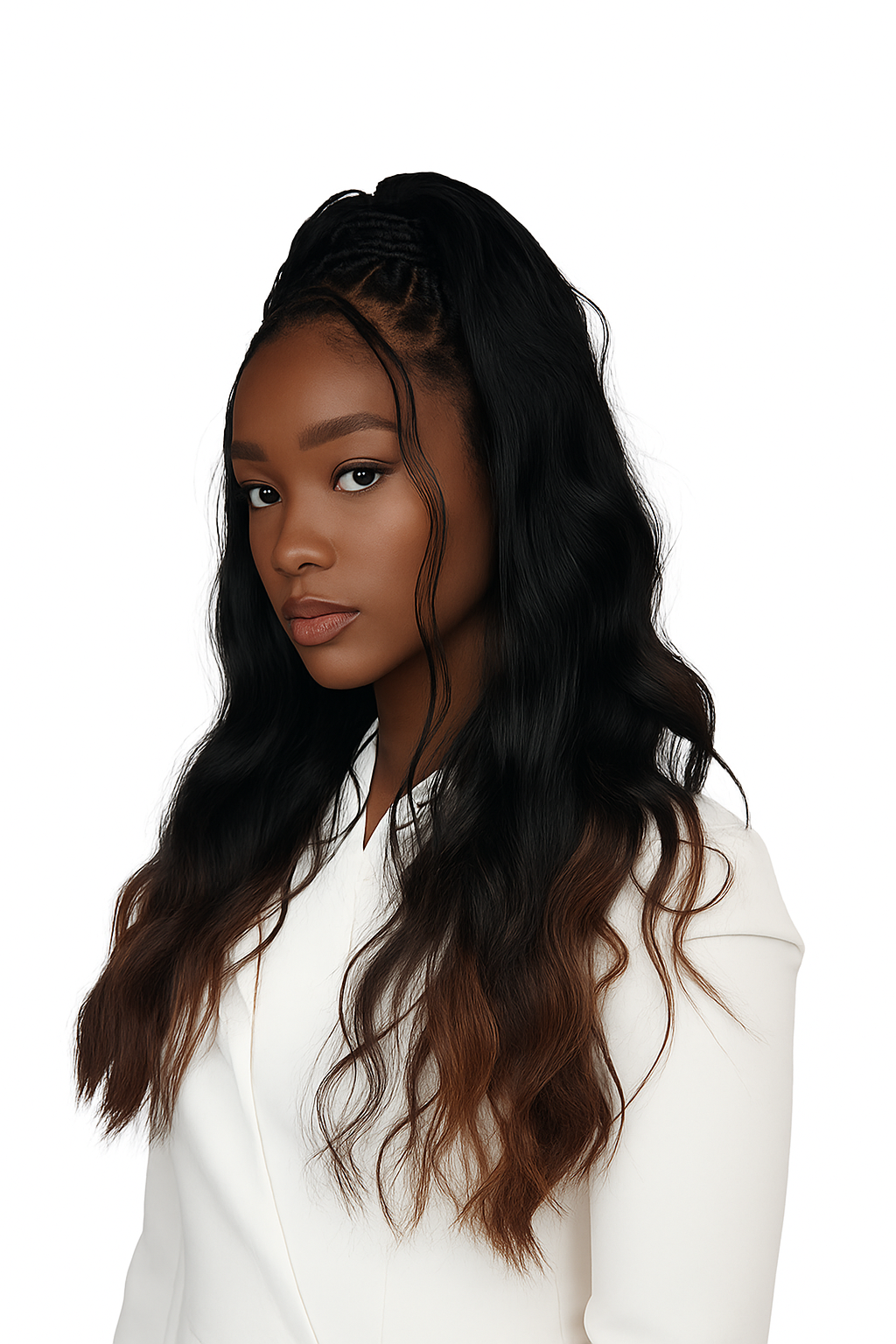 Bulk Human Braiding Hair Natural Black Loose Wave