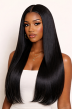 Bulk Human Braiding Hair – Silky Straight Crochet (Invisible String) - Hairdentity
