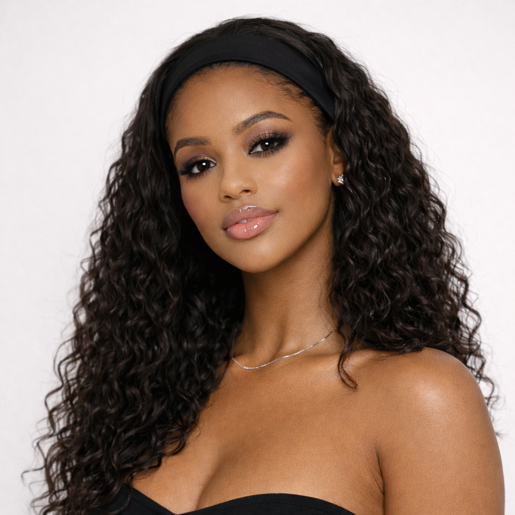 Deep Wave Headband Wig - Hairdentity