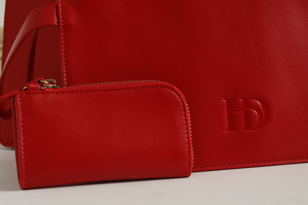 HeriGo™ Mini Essentials Pouch – Royal Garnet - Club Hairitage