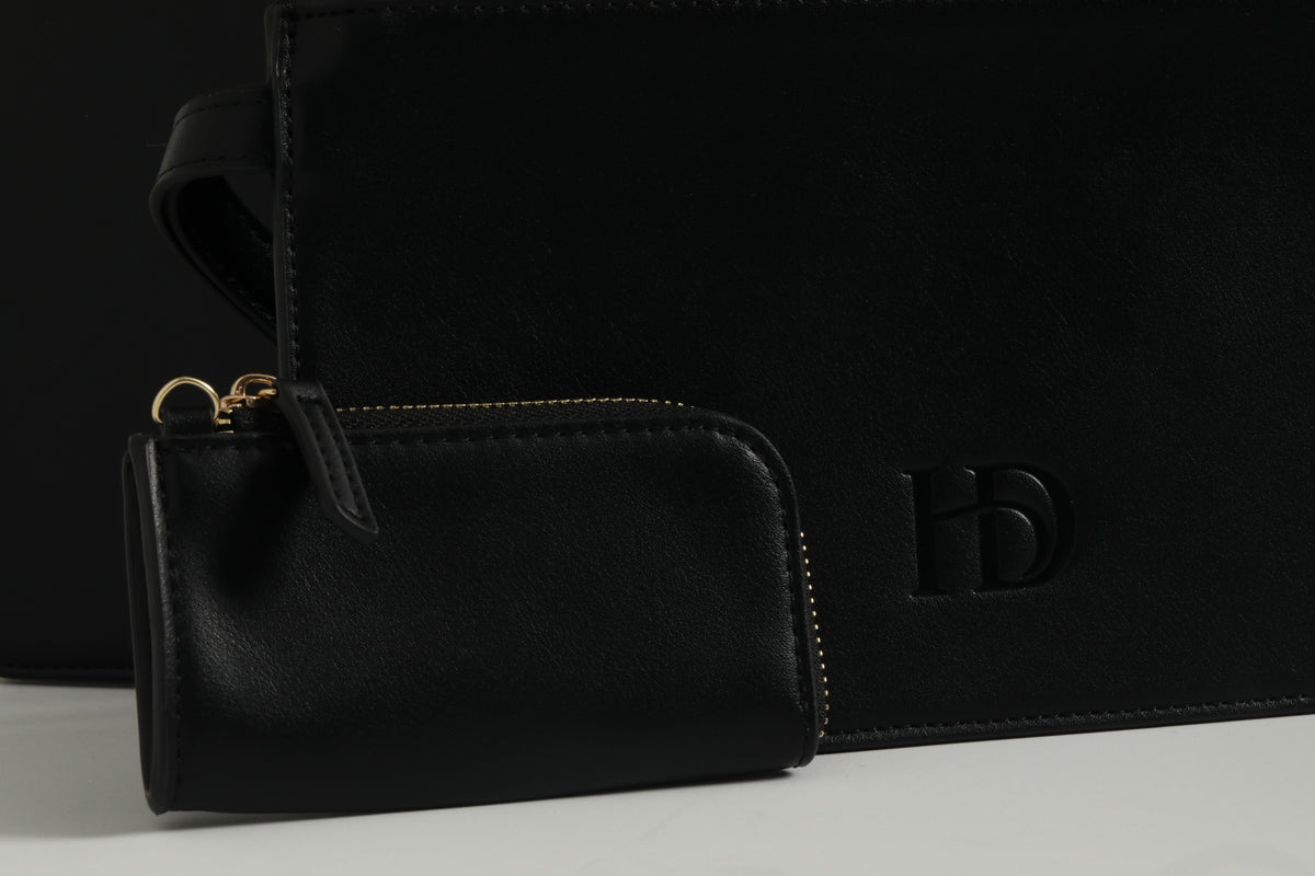 HeriGo™ Mini Essentials Pouch – Midnight Noir - Club Hairitage