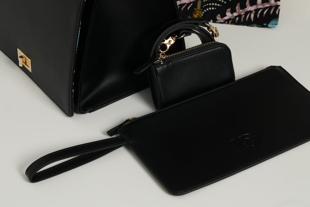 HeriGo™ Mini Essentials Pouch – Midnight Noir - Club Hairitage