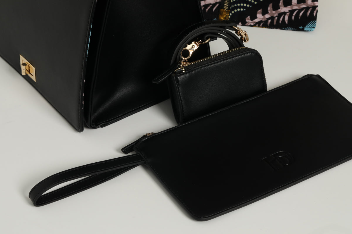 HeriGo™ Mini Essentials Pouch – Midnight Noir - Club Hairitage