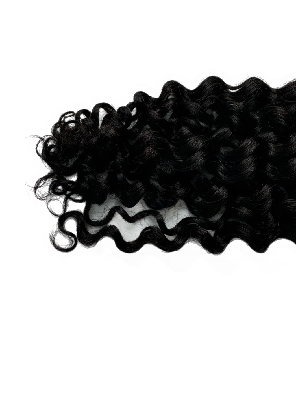 Bulk Human Hair for Braiding Natural Black Water Wave - Club Hairitage