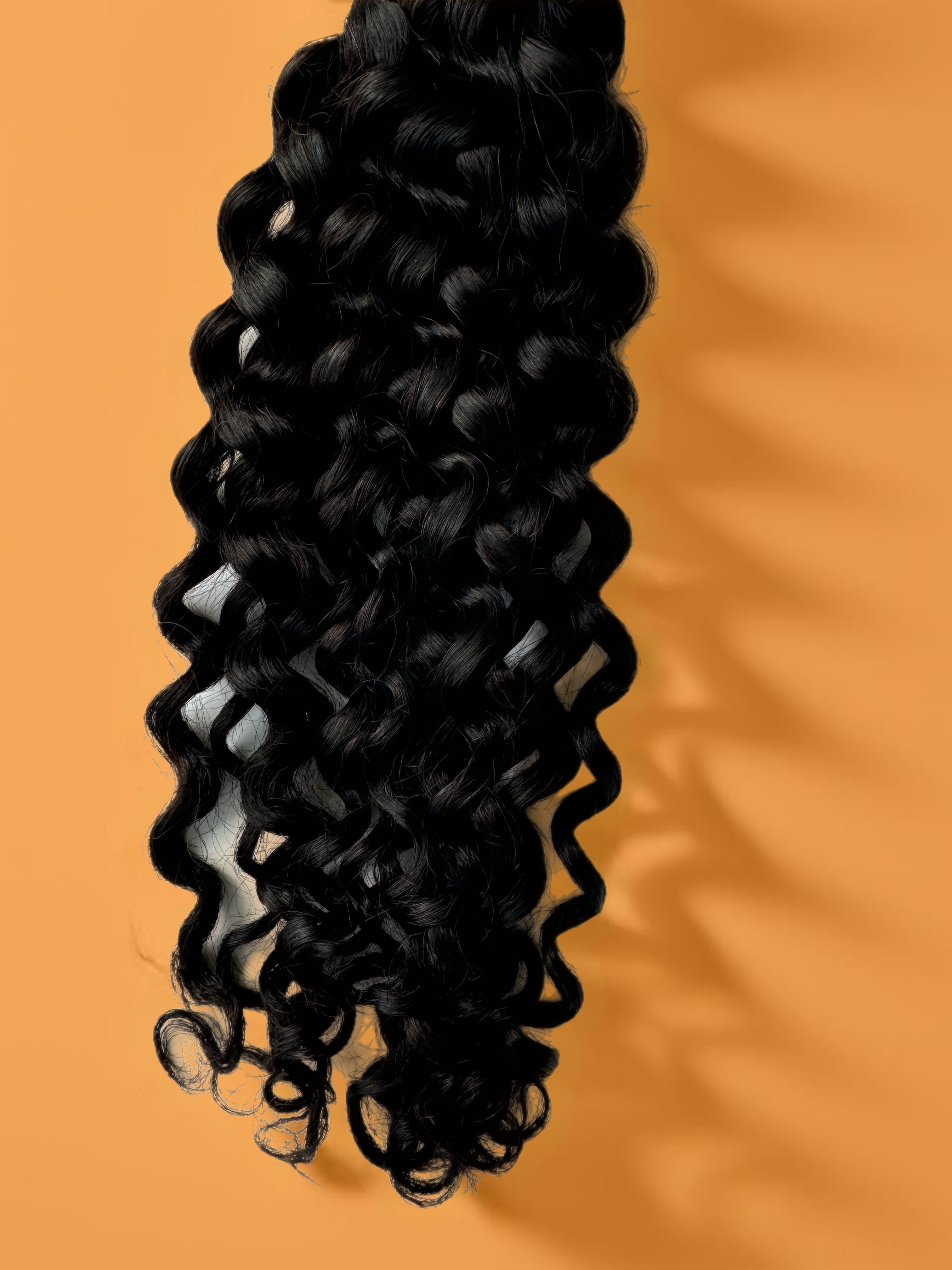 Bulk Human Hair for Braiding Natural Black Water Wave - Club Hairitage