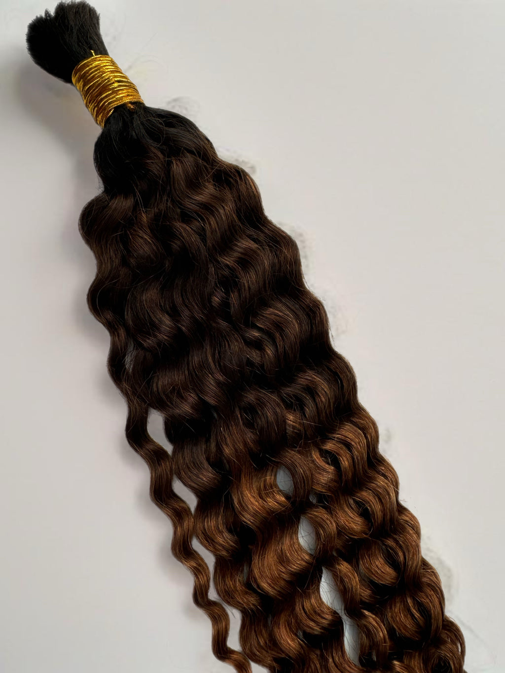 Bulk Human Braiding Hair #1b/4/30 Ombre Deep Curly - Club Hairitage