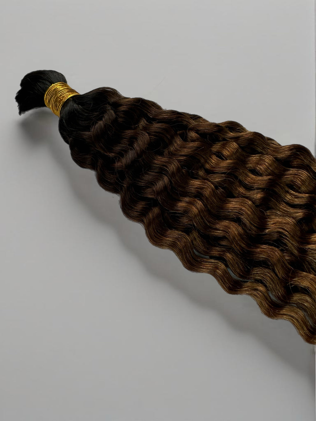 Bulk Human Braiding Hair #1b/4/27 Ombre Deep Curly - Club Hairitage