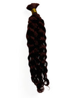 Bulk Human Hair for Braiding #33 Auburn Water Wave - Hairdentity