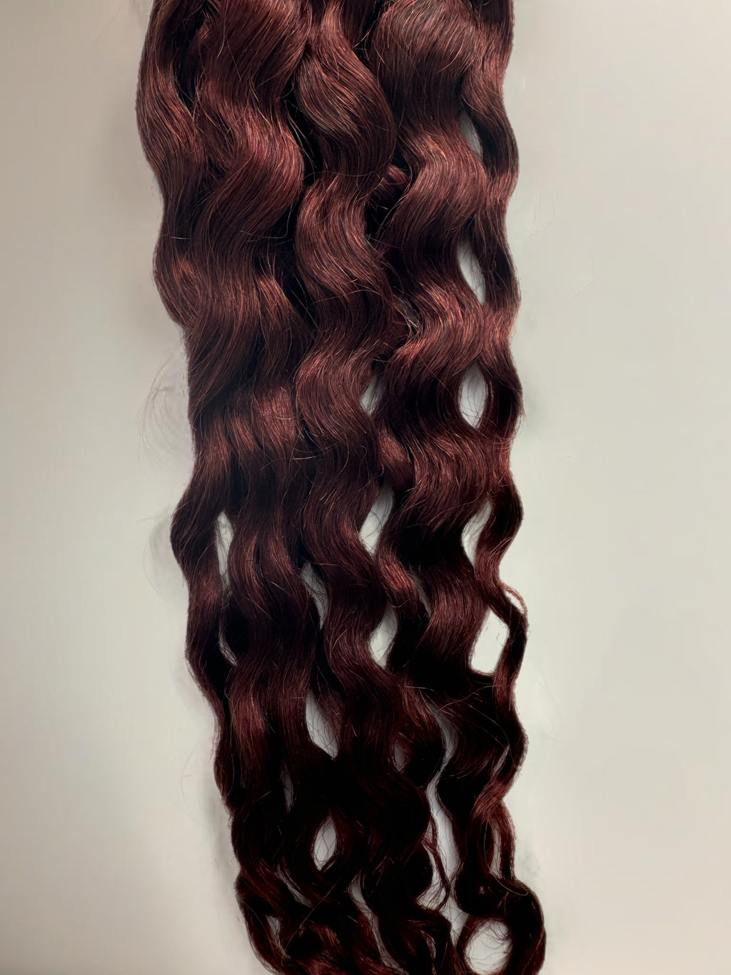 Bulk Human Hair for Braiding #33 Auburn Water Wave - Hairdentity