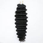 Bulk Human Braiding Hair – Deep Wave Crochet (Invisible String) - Hairdentity