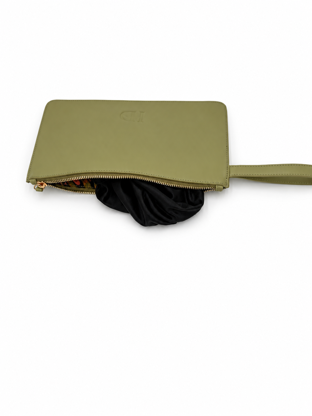 HeriGo™ Beauty Wristlet – Heritage Olive - Club Hairitage