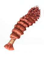Bulk Human Hair Braiding Premium Copper Deep Wave - Hairdentity