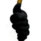 Bulk Human Braiding Hair Natural Black Loose Wave - Hairdentity