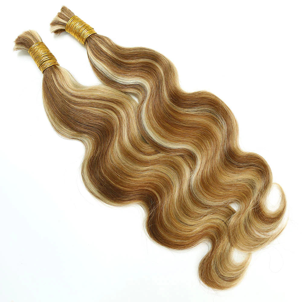 Bulk Human Braiding Body Wave - #27/30/613 Blend - Club Hairitage