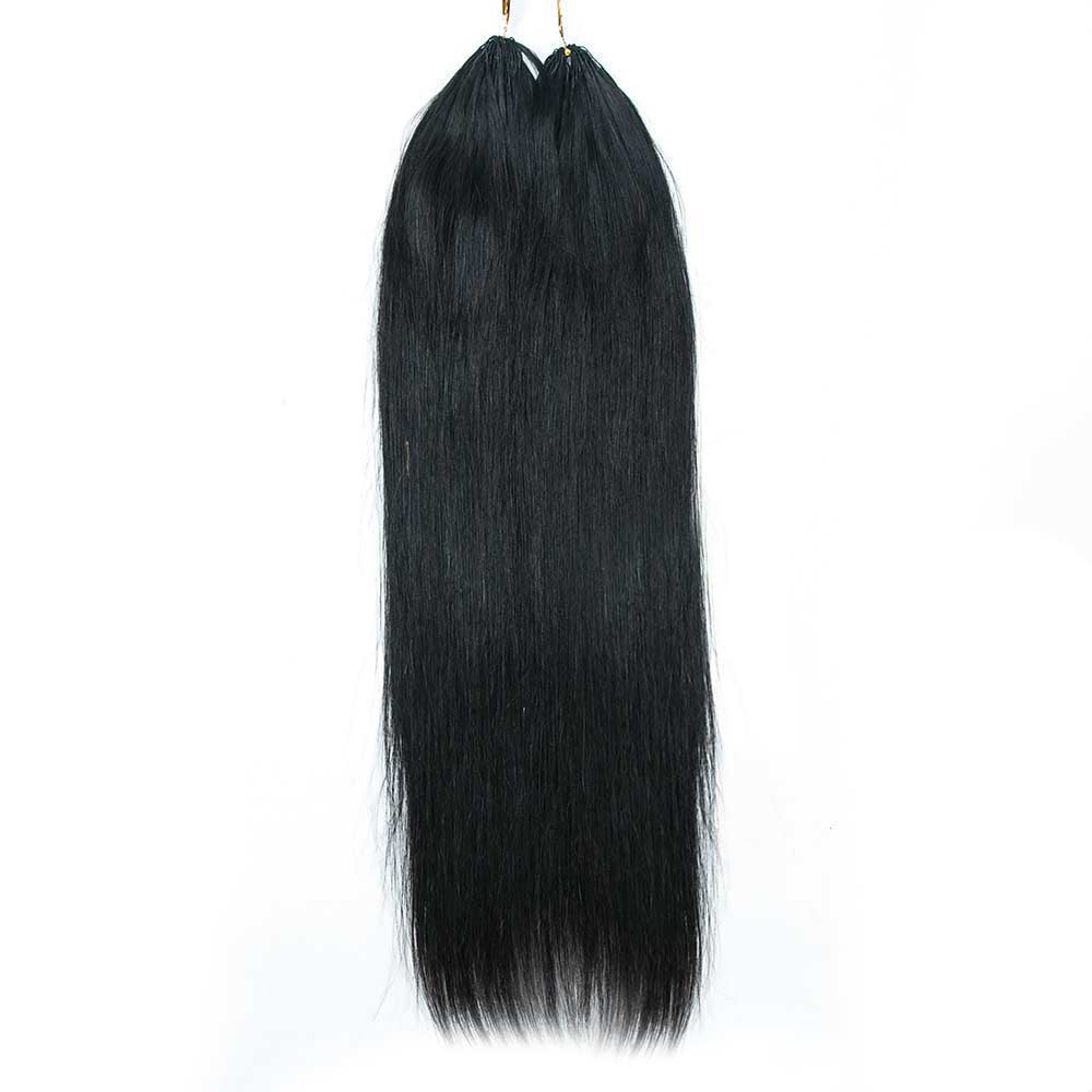 Bulk Human Braiding Hair – Silky Straight Crochet (Invisible String) - Club Hairitage