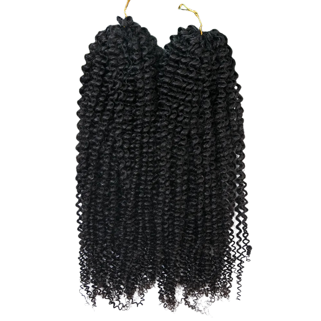 Bulk Human Braiding Hair – Kinky Curly Crochet (Invisible String) - Club Hairitage