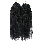 Bulk Human Braiding Hair – Kinky Curly Crochet (Invisible String) - Hairdentity