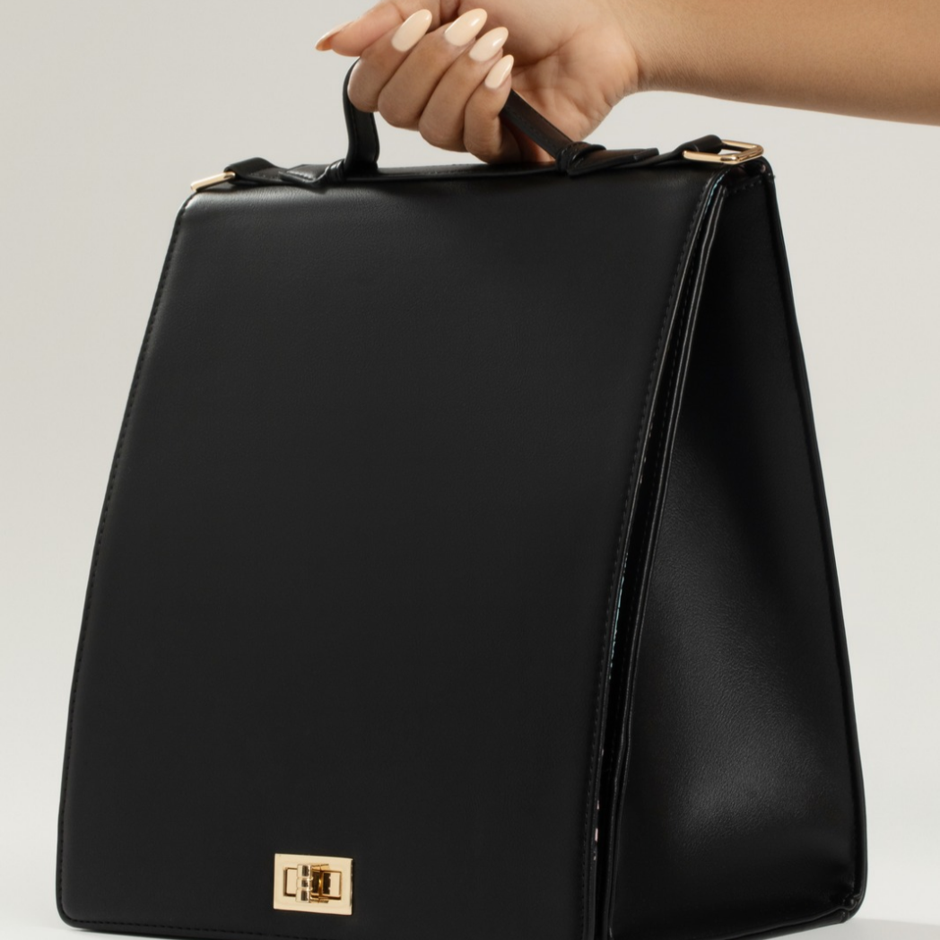 HeriGo™ Signature Handbag – Midnight Noir - Club Hairitage