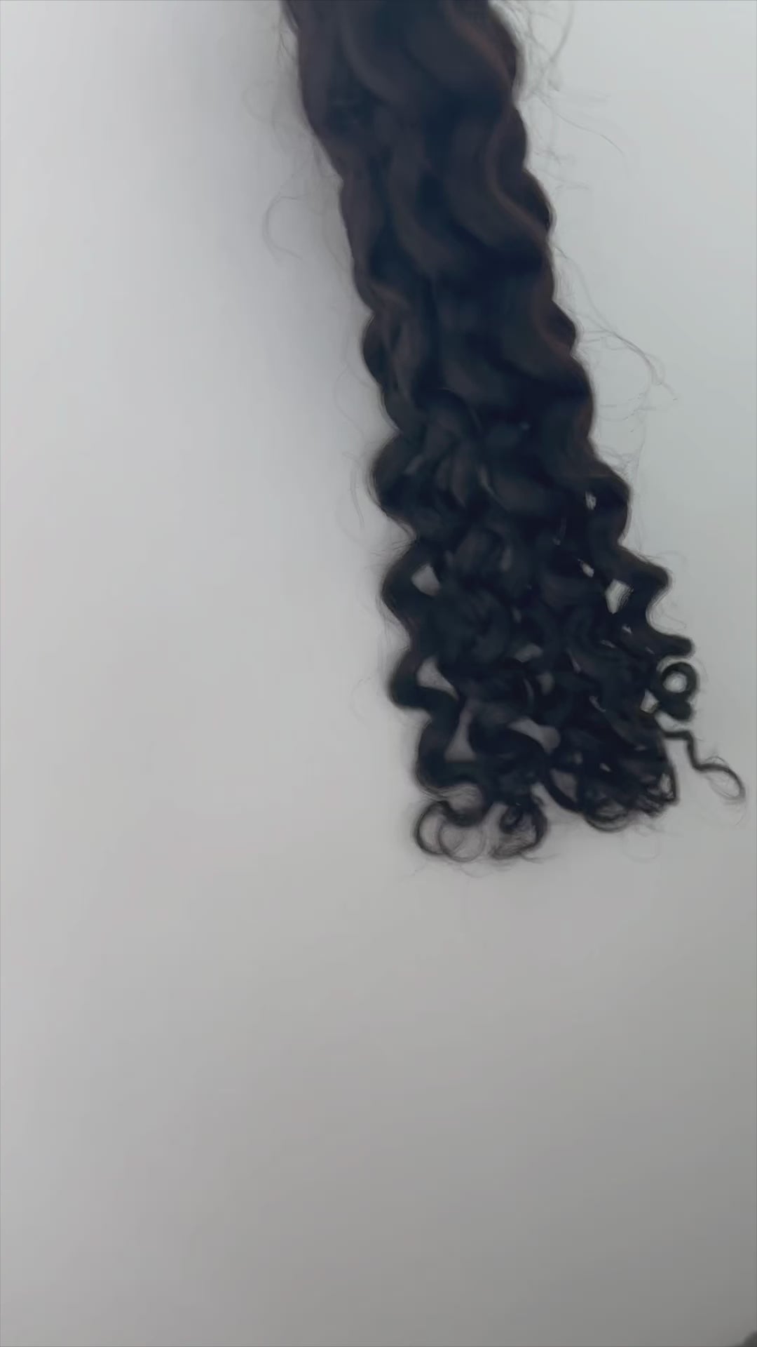 Bulk Human Hair for Braiding Natural Black Water Wave