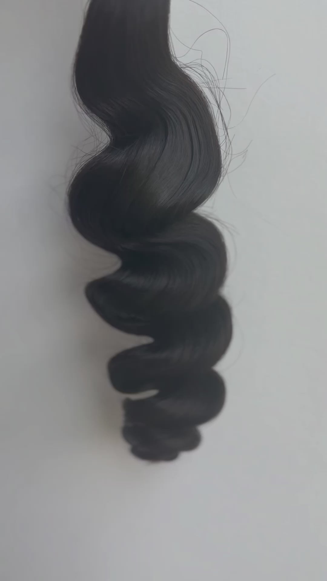 Bulk Human Braiding Hair Natural Black Loose Wave