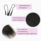 Bulk Human Braiding Hair – Silky Straight Crochet (Invisible String) - Hairdentity